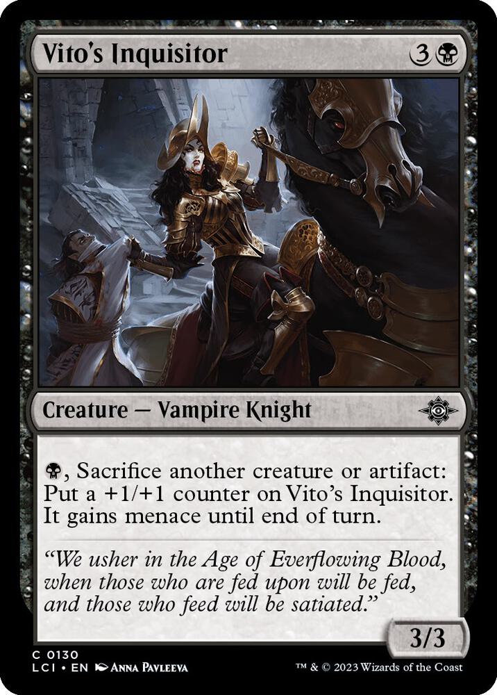Vito's Inquisitor (130) [The Lost Caverns of Ixalan]