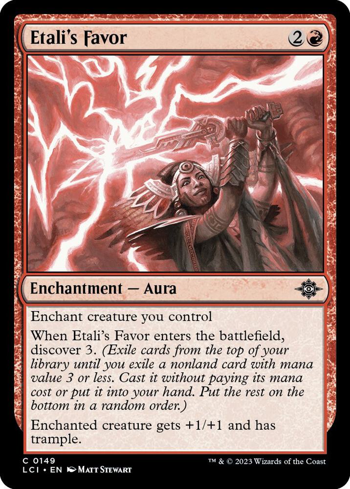 Etali's Favor (149) [The Lost Caverns of Ixalan]