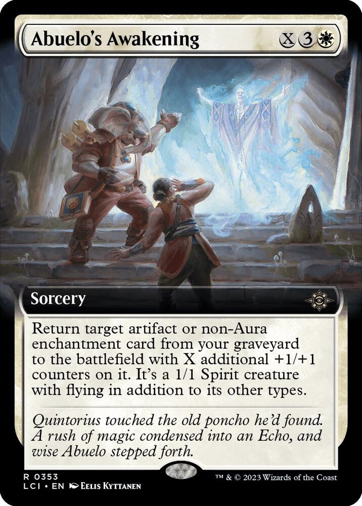 Abuelo's Awakening (Extended Art) (353) [The Lost Caverns of Ixalan] [Extended Art]