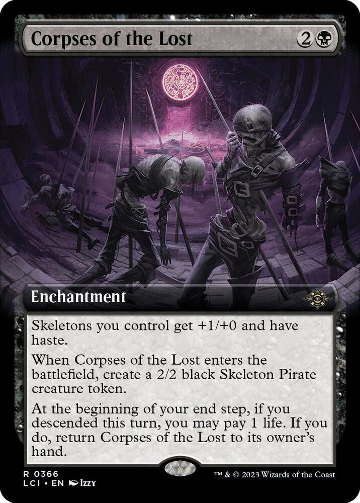 Corpses of the Lost (Extended Art) (366) [The Lost Caverns of Ixalan] [Extended Art]