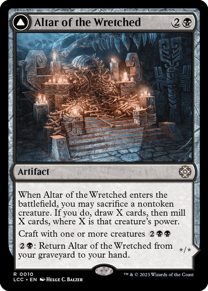 Altar of the Wretched (10) [The Lost Caverns of Ixalan Commander]