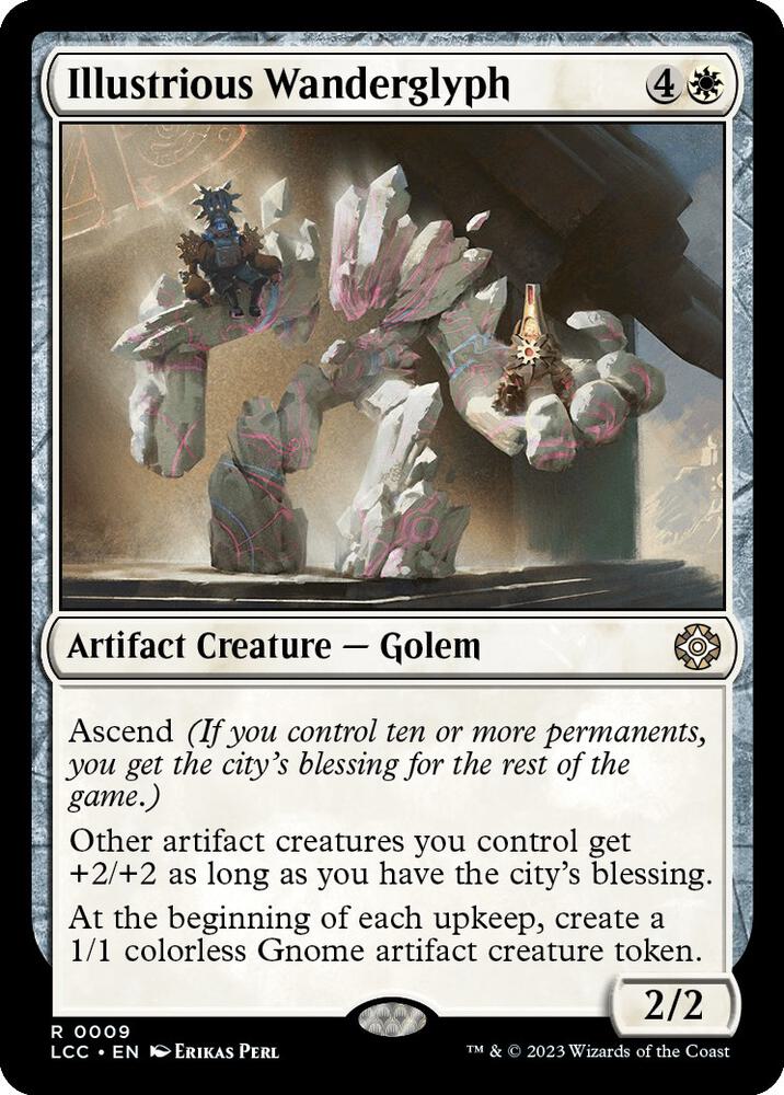 Illustrious Wanderglyph (9) [The Lost Caverns of Ixalan Commander]