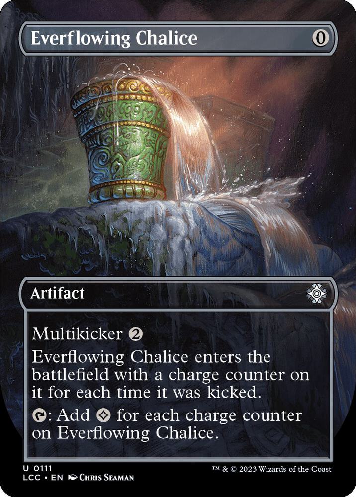 Everflowing Chalice (Borderless) (111) [The Lost Caverns of Ixalan Commander] [Borderless]