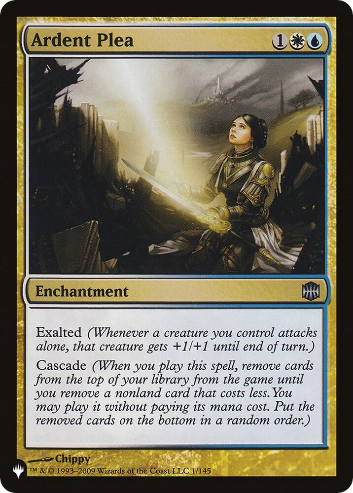 Ardent Plea (1/145) [The List]