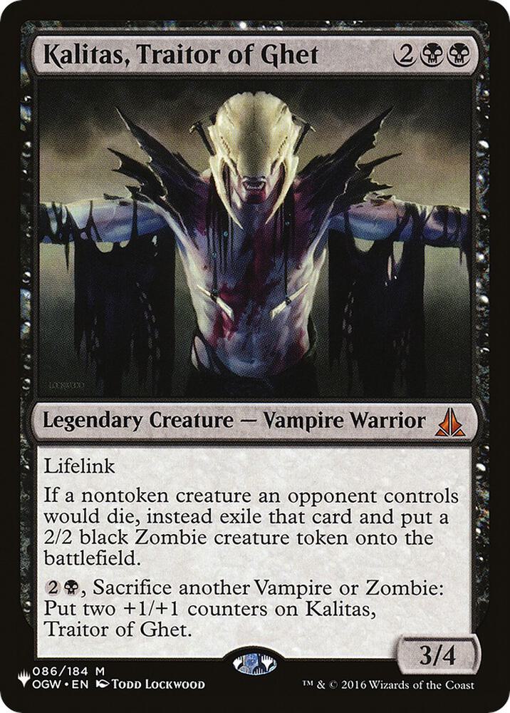 Kalitas, Traitor of Ghet (086/184) [The List]