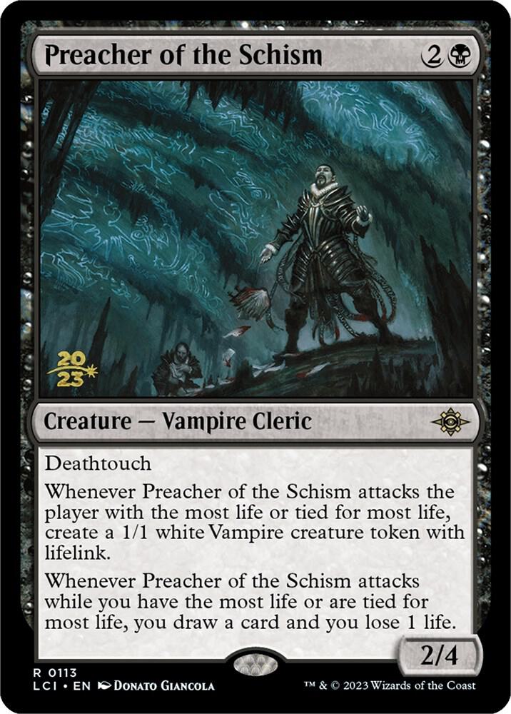 Preacher of the Schism (113) [Prerelease Cards]