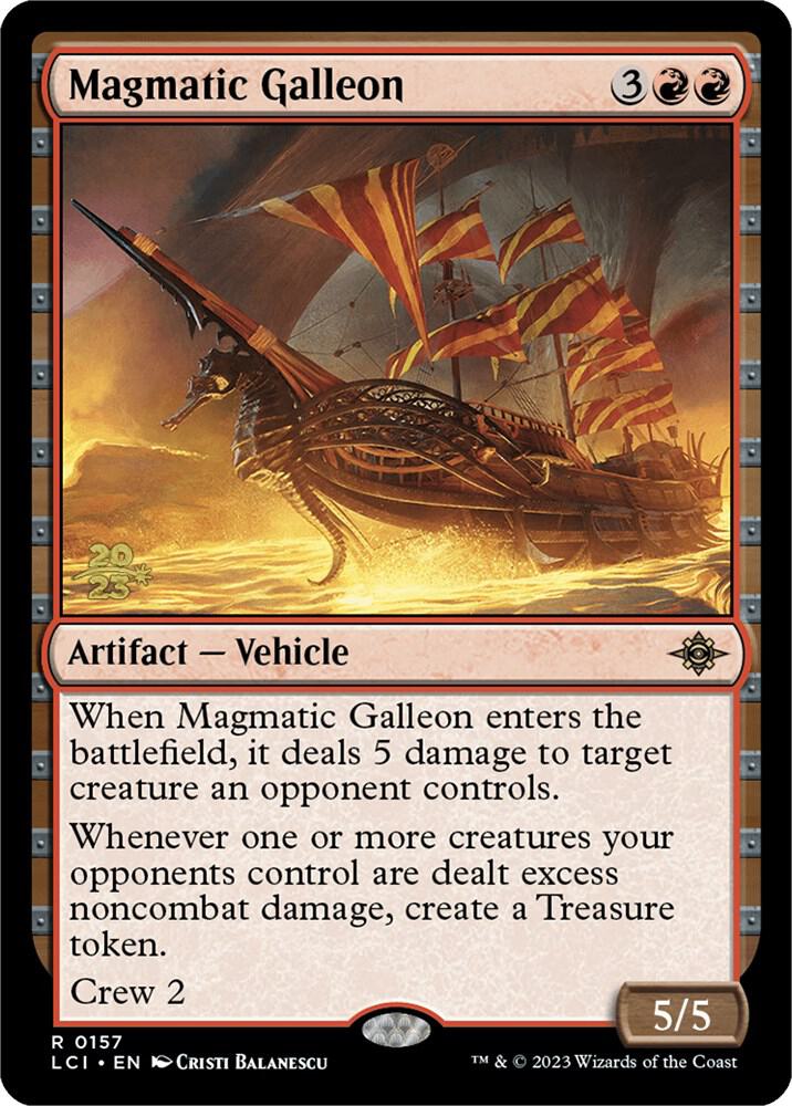 Magmatic Galleon (157) [Prerelease Cards]