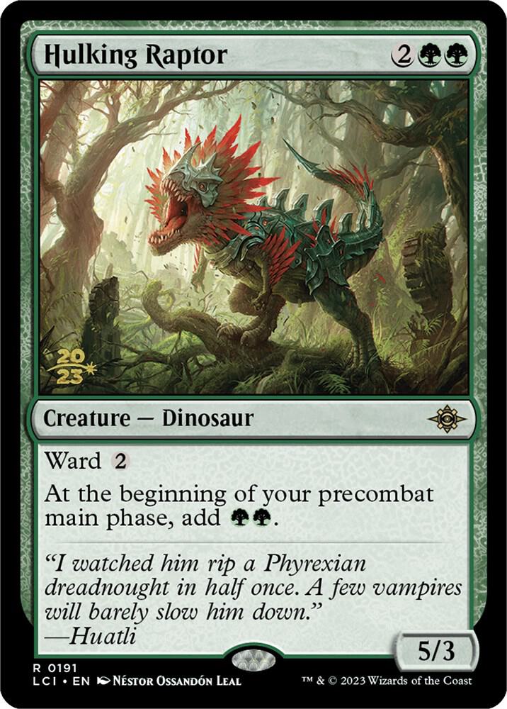 Hulking Raptor (191) [Prerelease Cards]