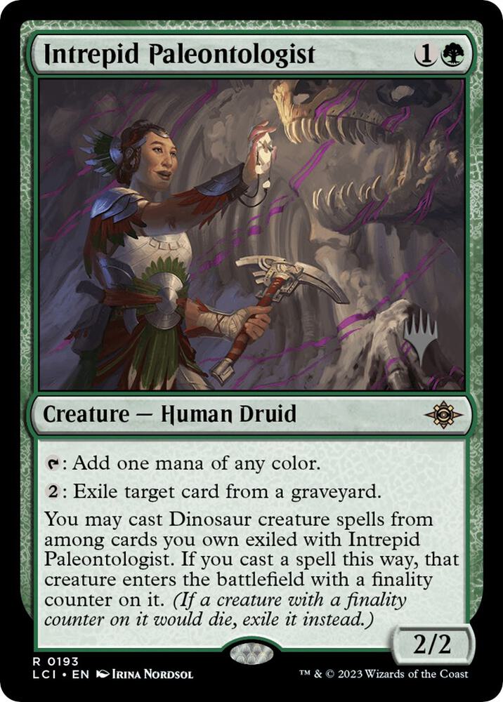 Intrepid Paleontologist (193) [The Lost Caverns of Ixalan Promos]