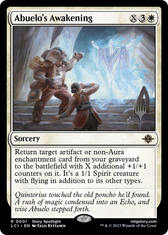 Abuelo's Awakening (1) [The Lost Caverns of Ixalan Promos]