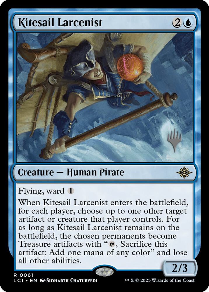 Kitesail Larcenist (61) [The Lost Caverns of Ixalan Promos]