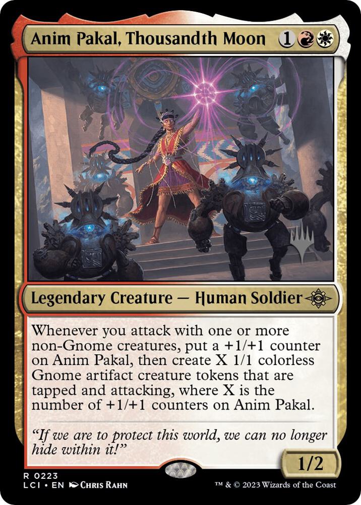 Anim Pakal, Thousandth Moon (223) [The Lost Caverns of Ixalan Promos]