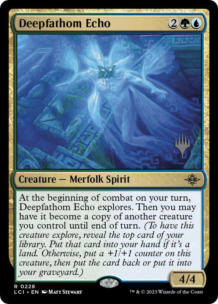Deepfathom Echo (228) [The Lost Caverns of Ixalan Promos]