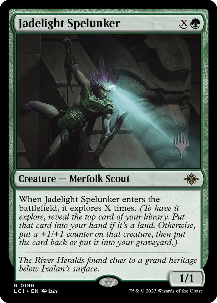 Jadelight Spelunker (196) [The Lost Caverns of Ixalan Promos]