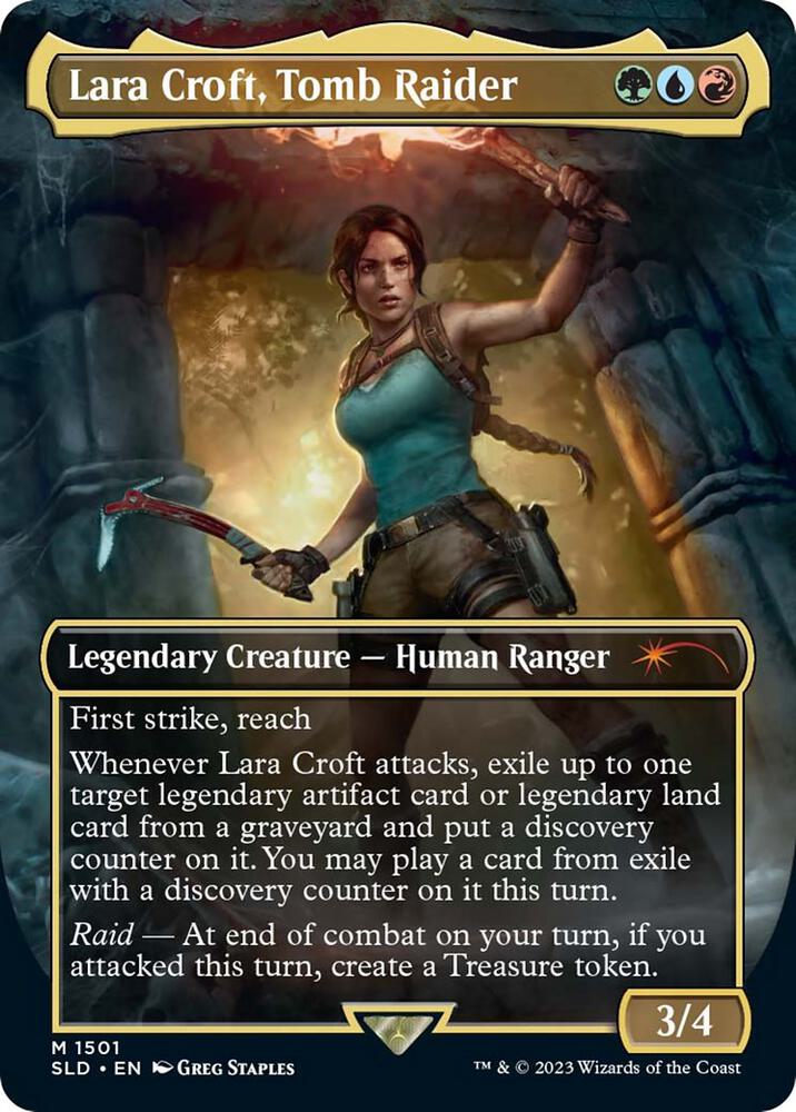 Lara Croft, Tomb Raider (1501) [Secret Lair Drop] [Borderless]