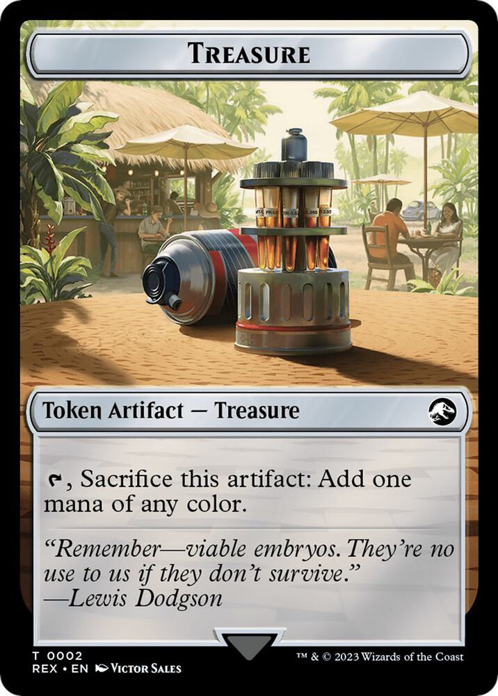 Treasure (0002) // Angel Double-Sided Token (2 // 2) [Jurassic World Collection]