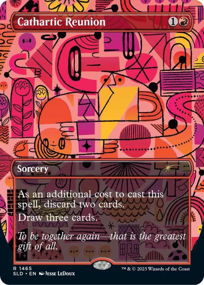 Cathartic Reunion (1465) [Secret Lair Drop] [Borderless]