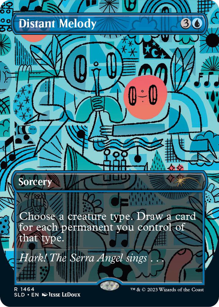Distant Melody (1464) [Secret Lair Drop] [Borderless]