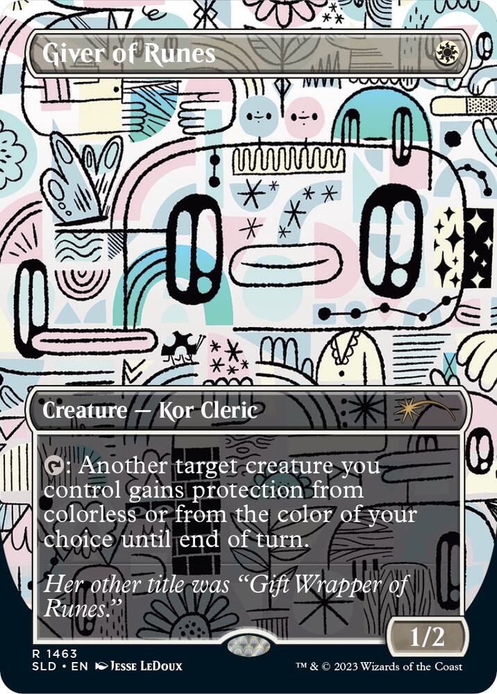Giver of Runes (1463) [Secret Lair Drop] [Borderless]