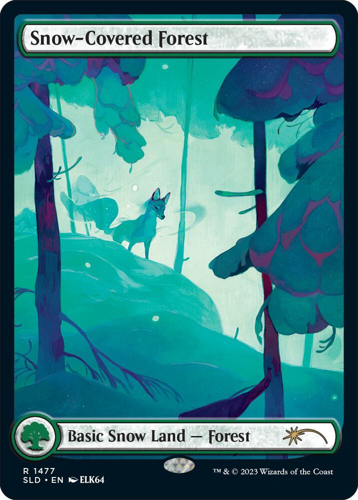 Snow-Covered Forest (1477) [Secret Lair Drop] [Full Art]
