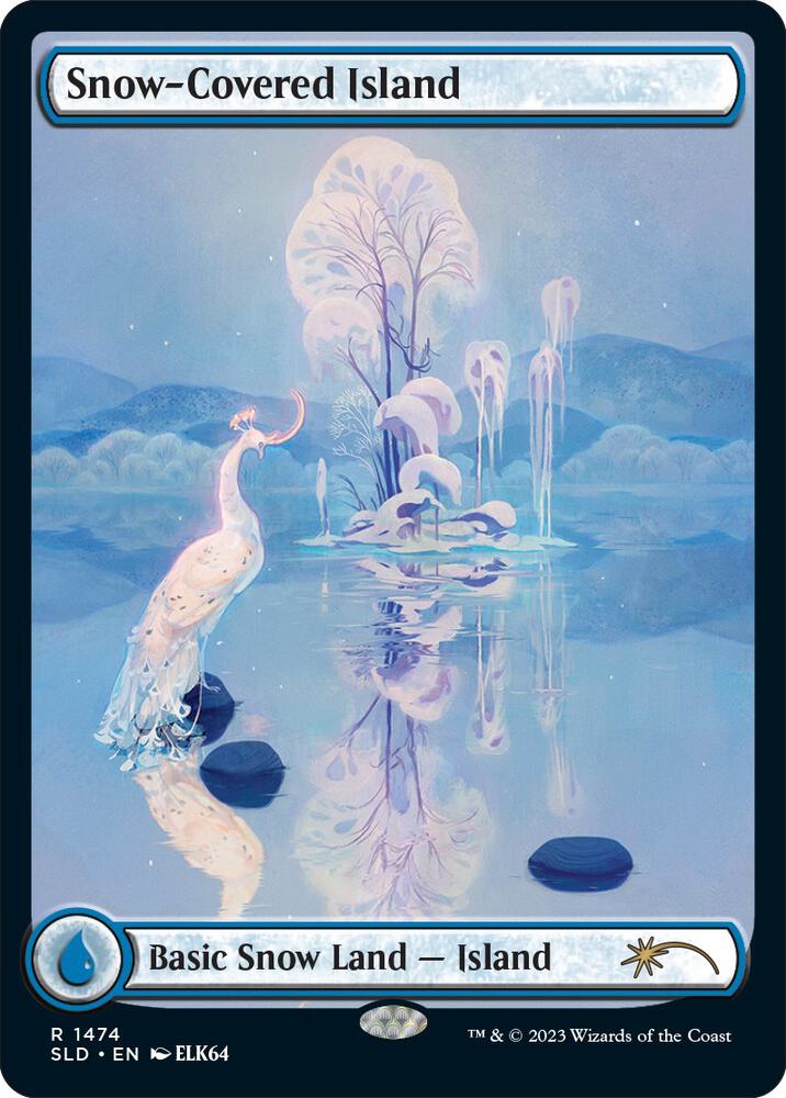 Snow-Covered Island (1474) [Secret Lair Drop] [Full Art]