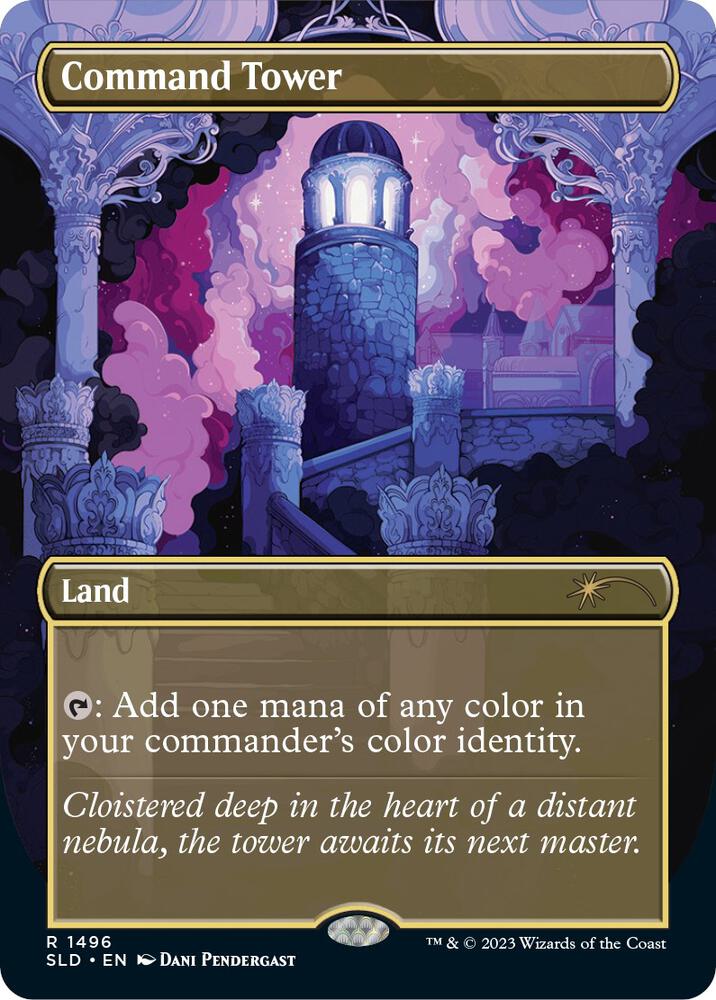 Command Tower (1496) [Secret Lair Drop] [Borderless]