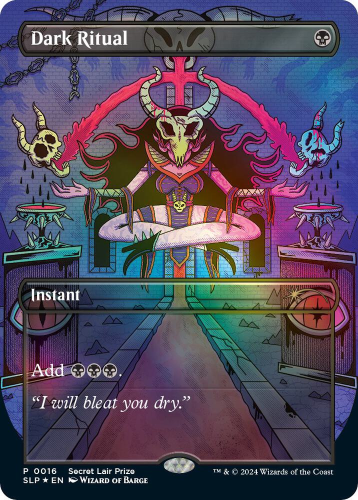 Dark Ritual (16) [Secret Lair Showdown] [Borderless]