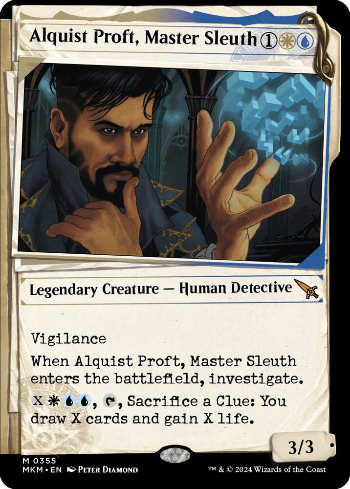 Alquist Proft, Master Sleuth (Showcase) (355) [Murders at Karlov Manor] [Showcase]