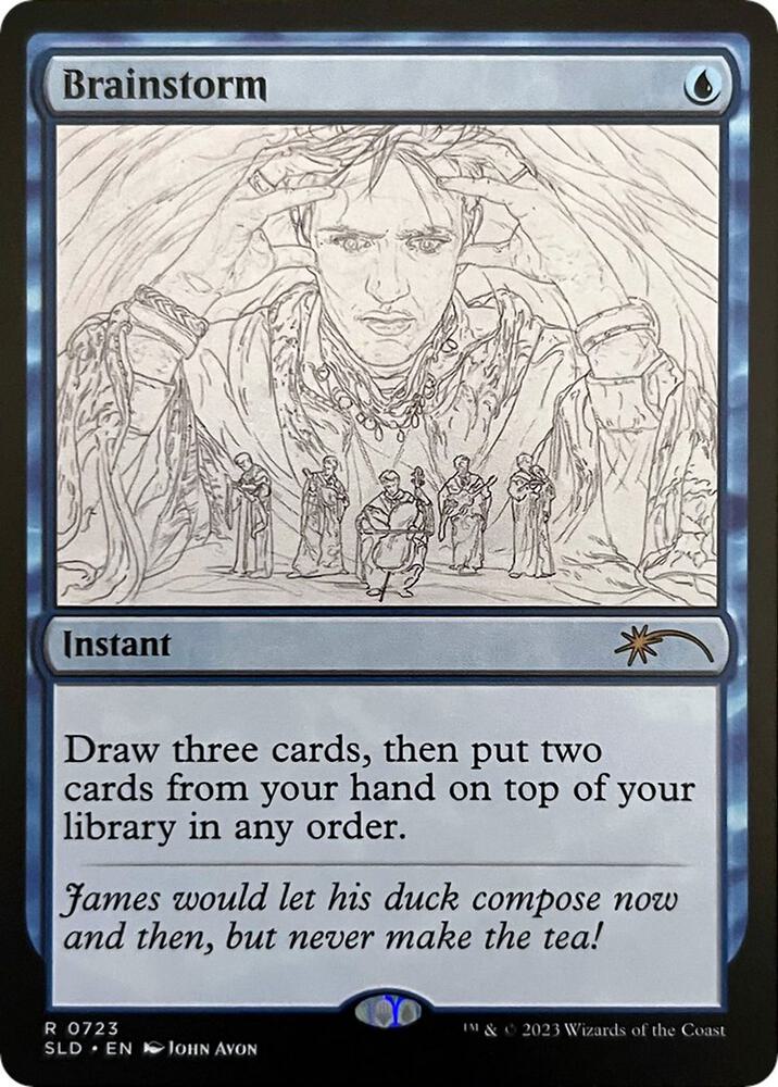 Brainstorm (0723) (Sketch Showcase) [Secret Lair Drop]