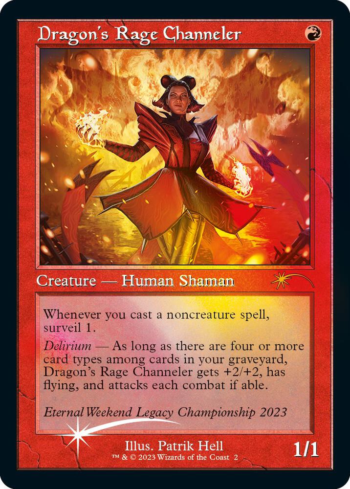 Dragon's Rage Channeler (Retro Frame) (Eternal Weekend 2023 Promo) [Unique and Miscellaneous Promos]