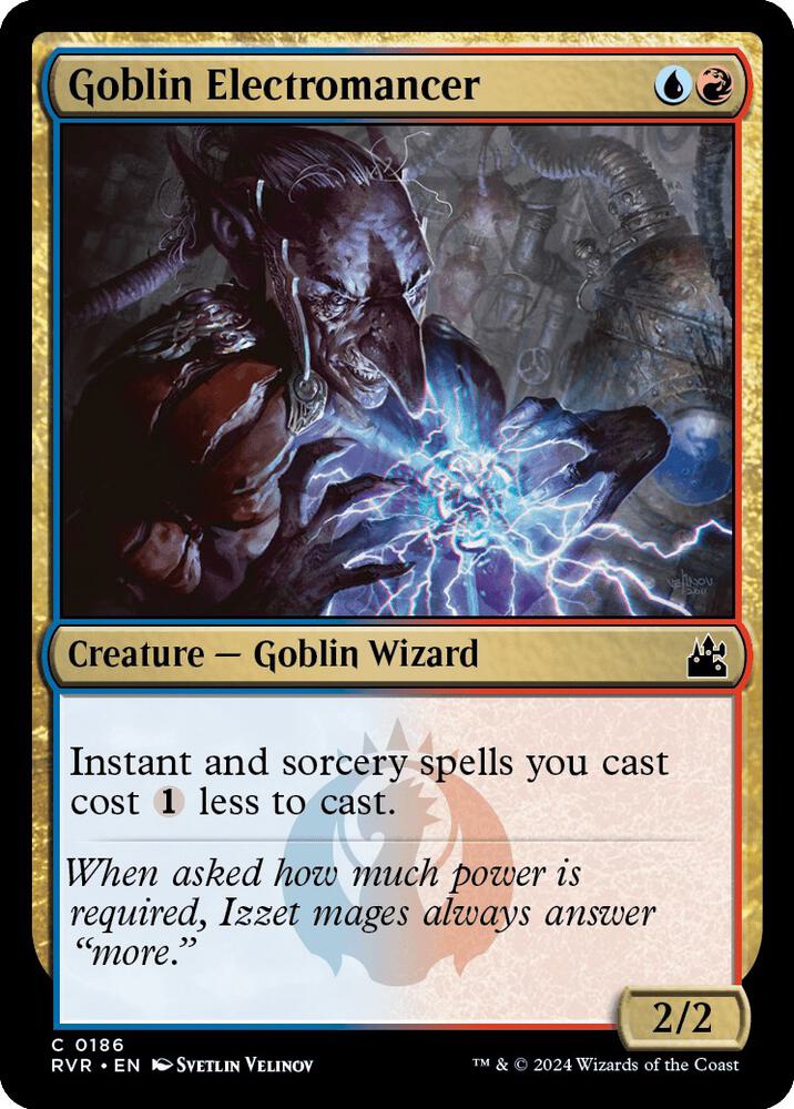 Goblin Electromancer (186) [Ravnica Remastered]