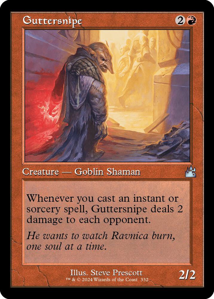 Guttersnipe (Retro Frame) (332) [Ravnica Remastered]