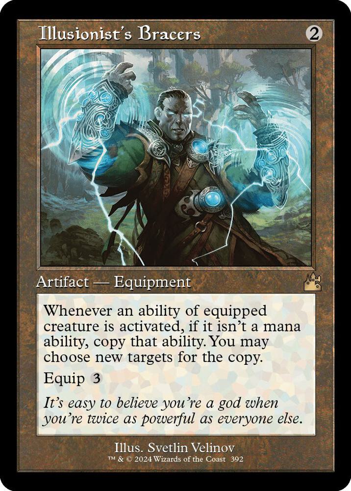 Illusionist's Bracers (Retro Frame) (392) [Ravnica Remastered]