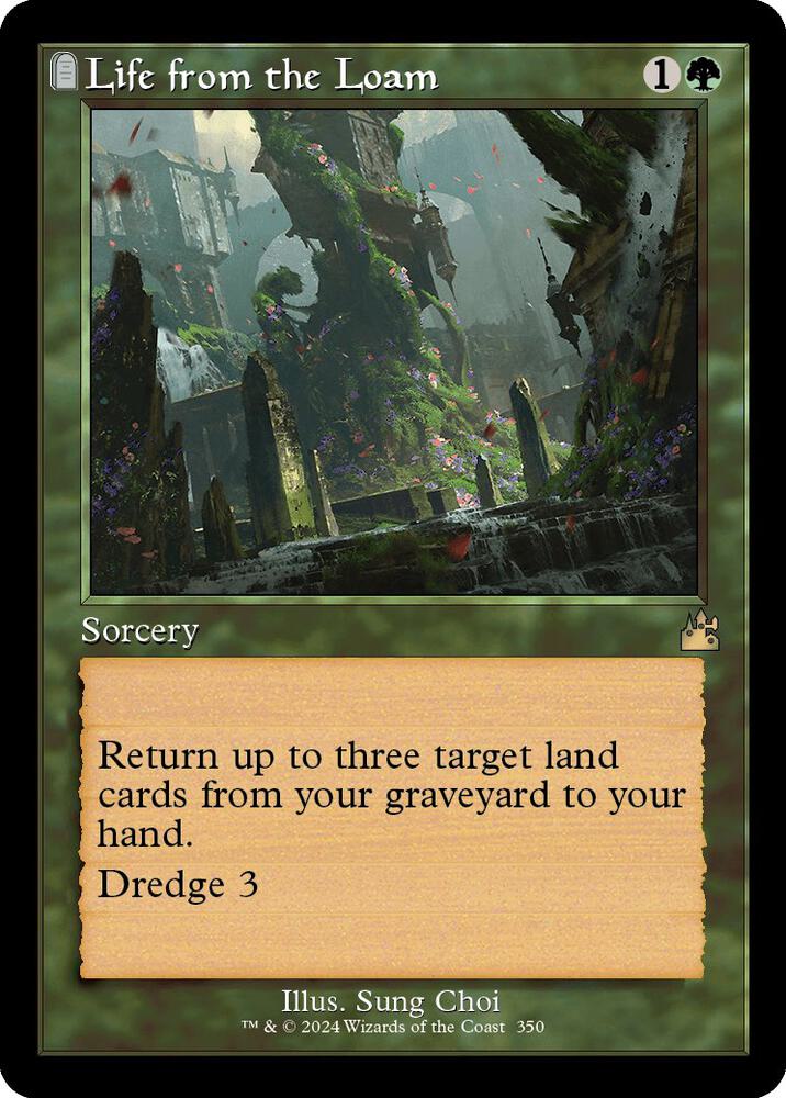 Life from the Loam (Retro Frame) (350) [Ravnica Remastered]