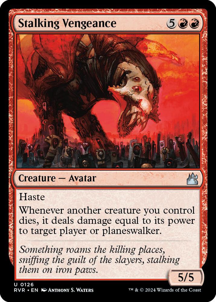 Stalking Vengeance (126) [Ravnica Remastered]