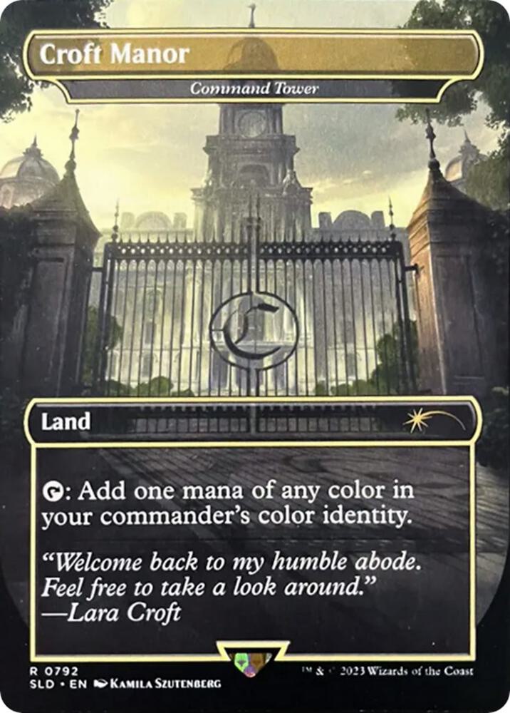 Croft Manor - Command Tower (792) [Secret Lair Drop] [Borderless]
