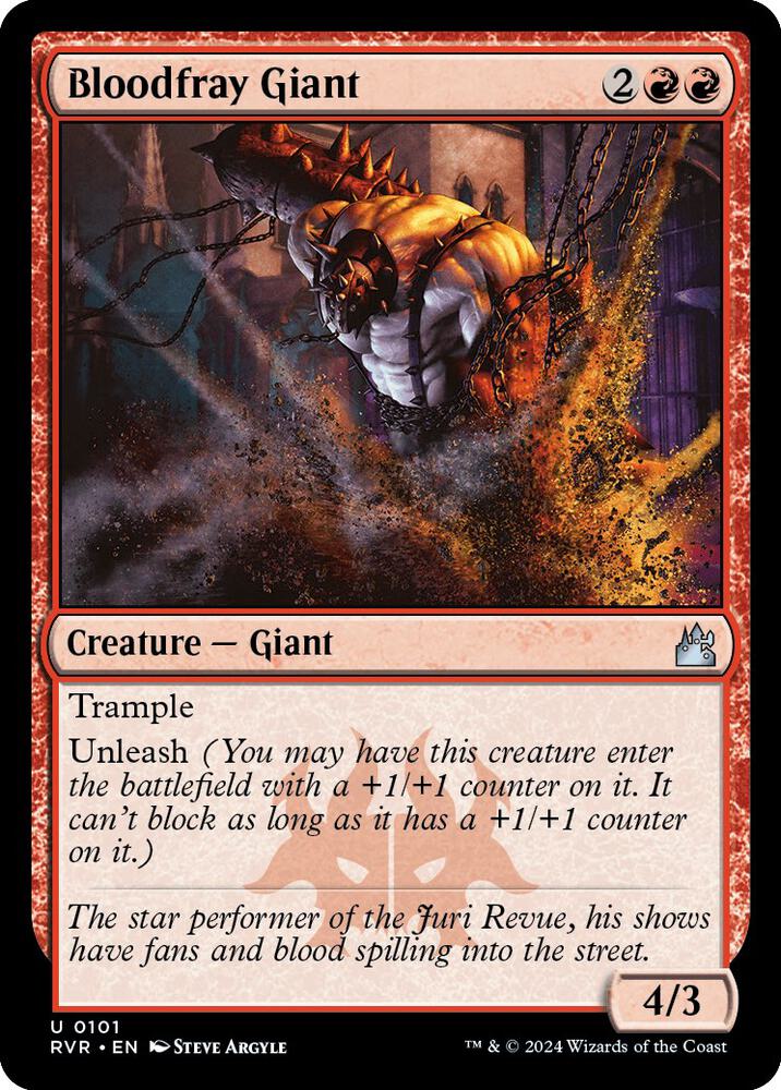 Bloodfray Giant (101) [Ravnica Remastered]