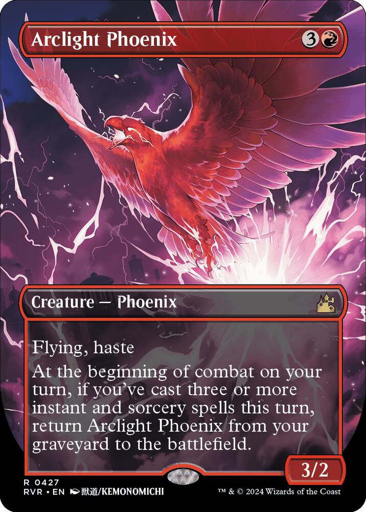 Arclight Phoenix (Anime Borderless) (427) [Ravnica Remastered] [Borderless]