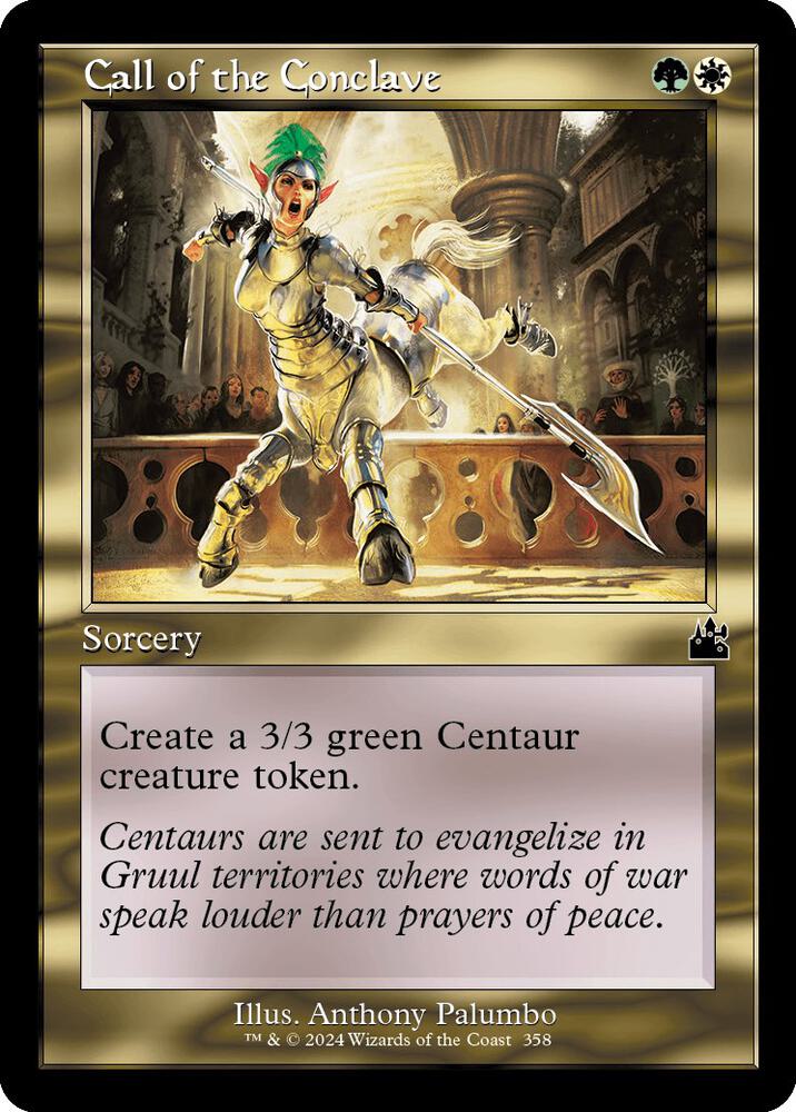 Call of the Conclave (Retro Frame) (358) [Ravnica Remastered]