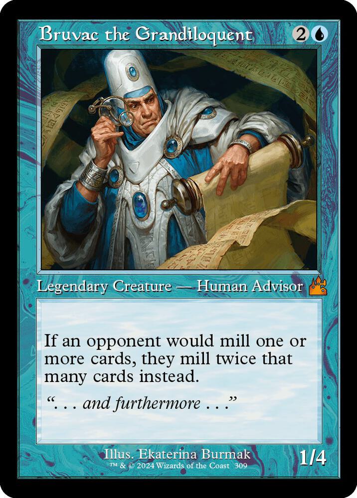 Bruvac the Grandiloquent (Retro Frame) (309) [Ravnica Remastered]
