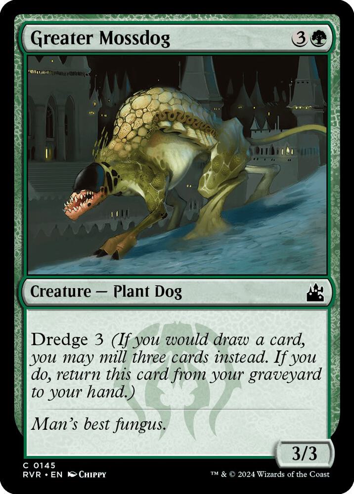 Greater Mossdog (145) [Ravnica Remastered]