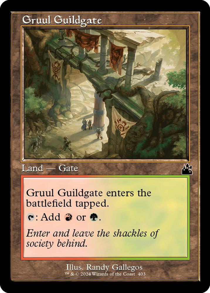 Gruul Guildgate (Retro Frame) (403) [Ravnica Remastered]