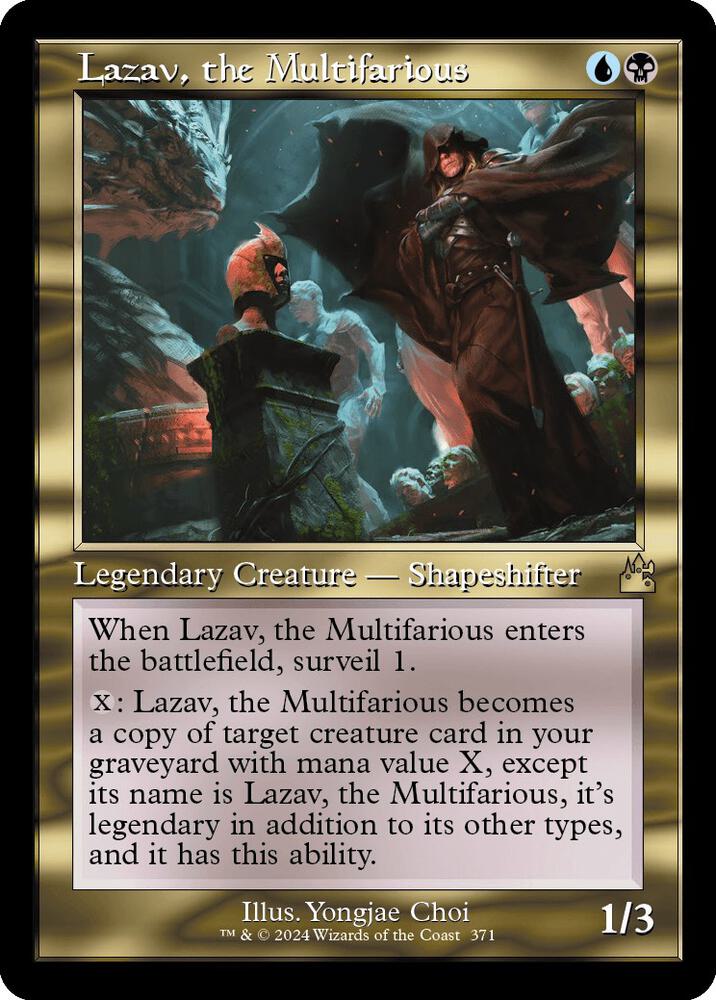 Lazav, the Multifarious (Retro Frame) (371) [Ravnica Remastered]