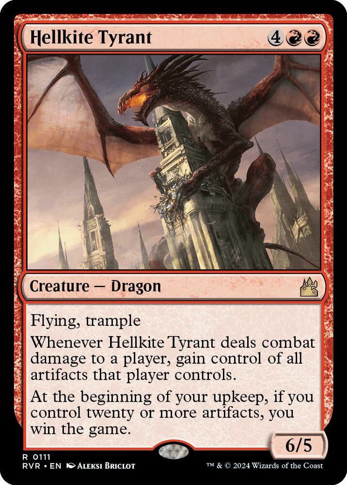 Hellkite Tyrant (111) [Ravnica Remastered]