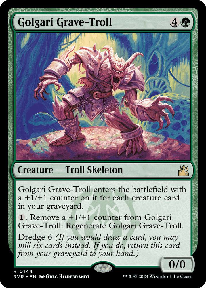 Golgari Grave-Troll (144) [Ravnica Remastered]