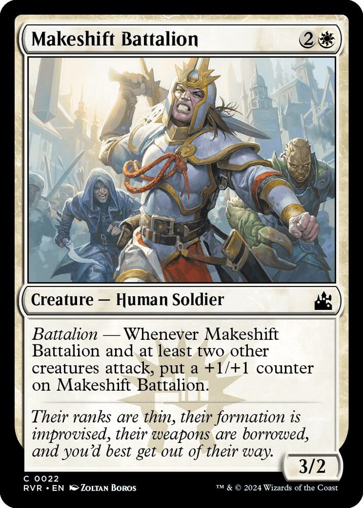 Makeshift Battalion (22) [Ravnica Remastered]