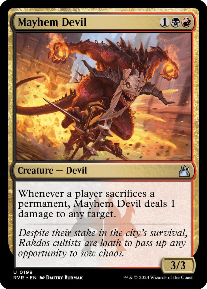 Mayhem Devil (199) [Ravnica Remastered]