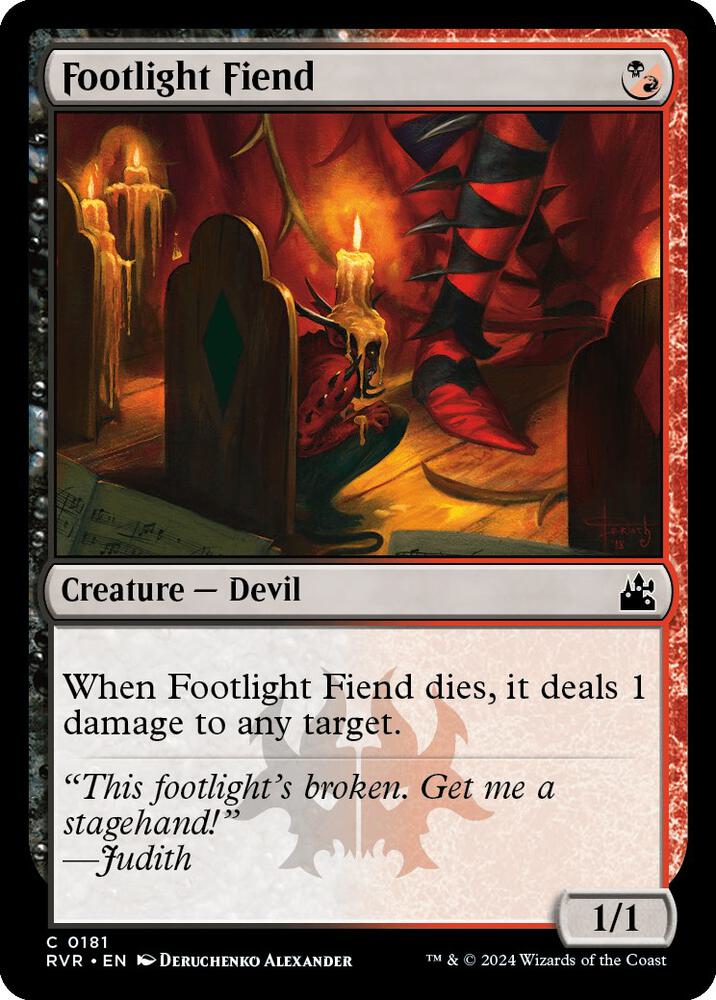 Footlight Fiend (181) [Ravnica Remastered]