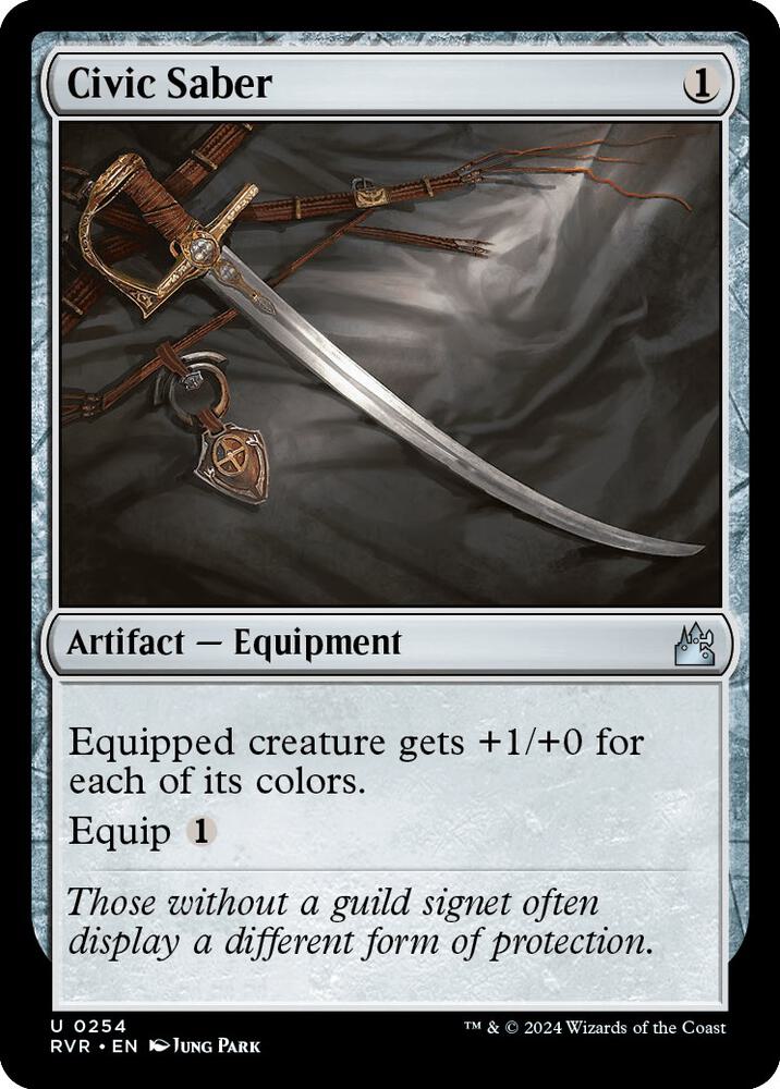 Civic Saber (254) [Ravnica Remastered]