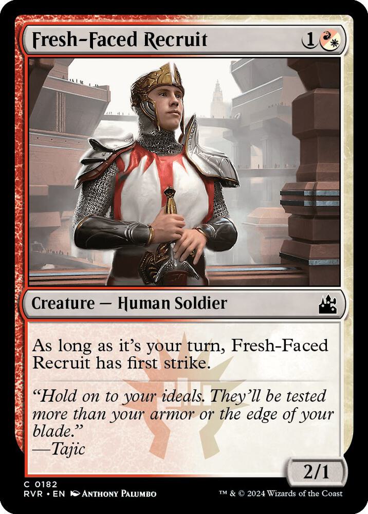 Fresh-Faced Recruit (182) [Ravnica Remastered]
